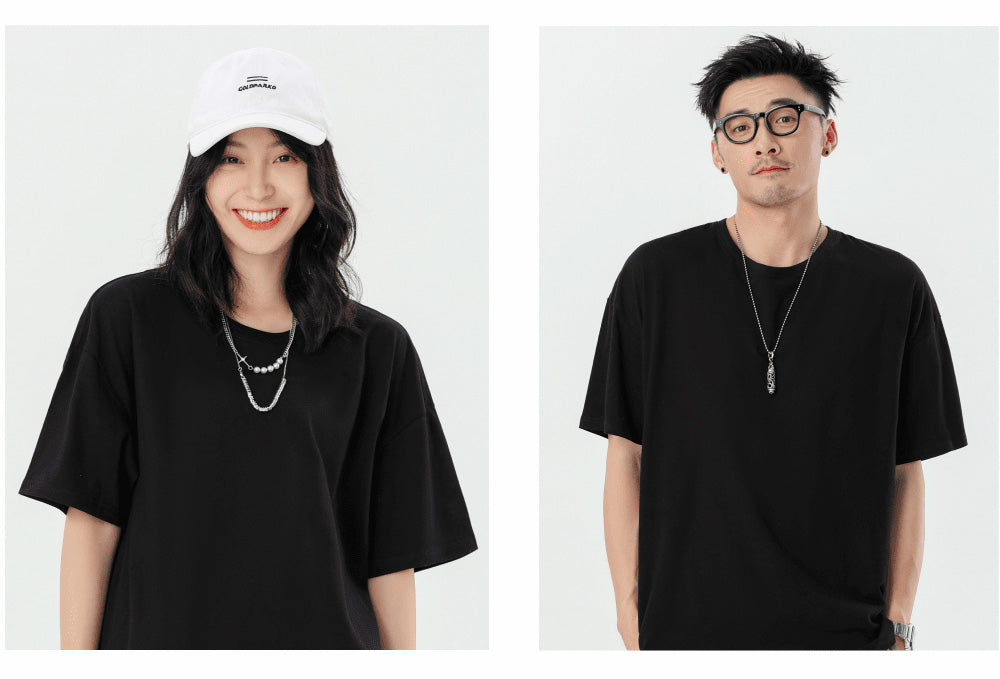 Custom T-Shirt – Logo & Graphic Printing | Ice Silk or Cotton | Multiple Colors & Neck Styles
