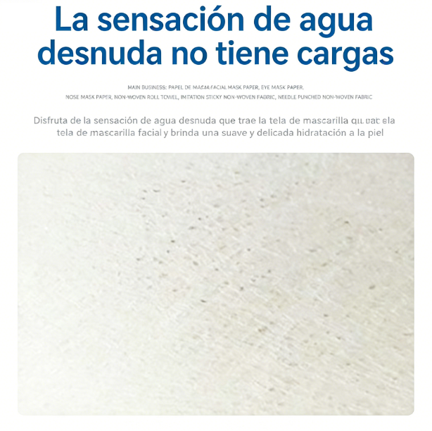 Mascarilla desechable de tela de seda 384: fibra de cobre y amonio, ligera, invisible, adhesiva, transparente y elástica.