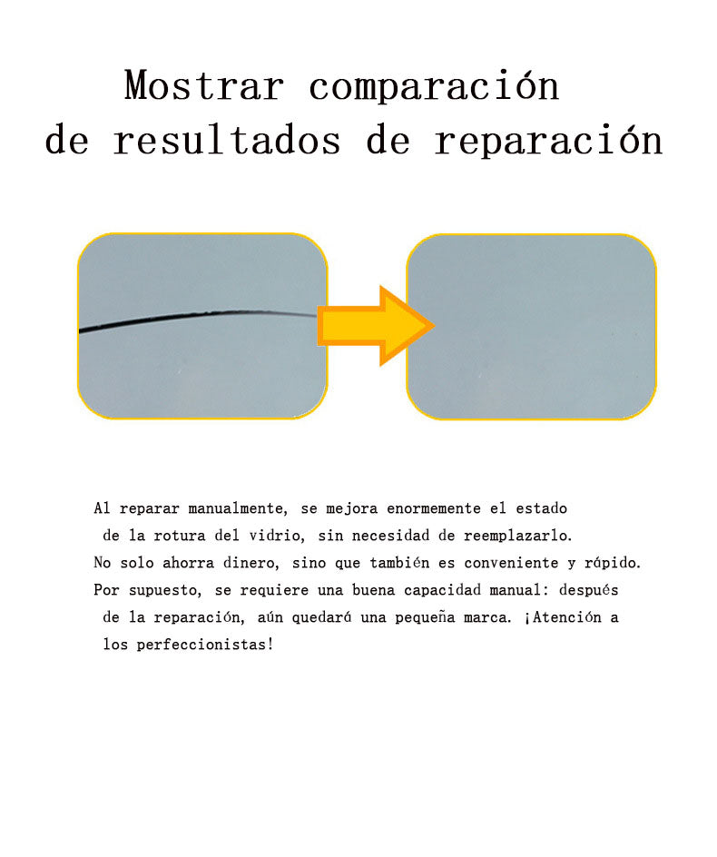 Reparación de vidrio líquido de reparación de vidrio modelo sin rastro modelo transfronterizo de venta en caliente de coche parabrisas Crack Scratch reparación de fábrica de artefactos venta directa