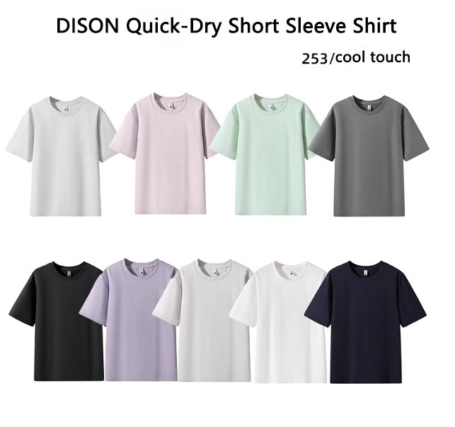 Custom T-Shirt – Logo & Graphic Printing | Ice Silk or Cotton | Multiple Colors & Neck Styles
