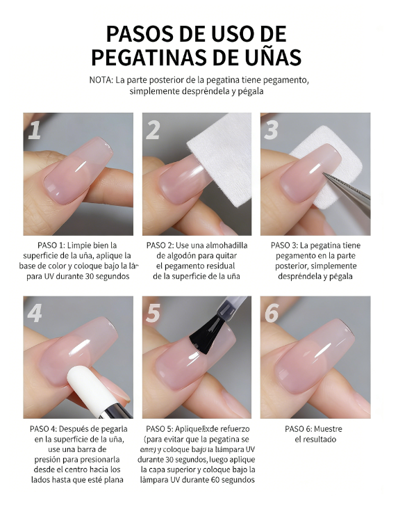 Adhesivos para uñas: soles/lunas metálicos (estilo DH)