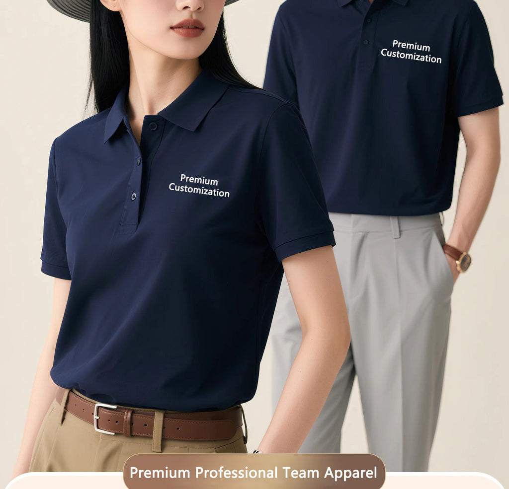 Custom T-Shirt – Logo & Graphic Printing | Ice Silk or Cotton | Multiple Colors & Neck Styles