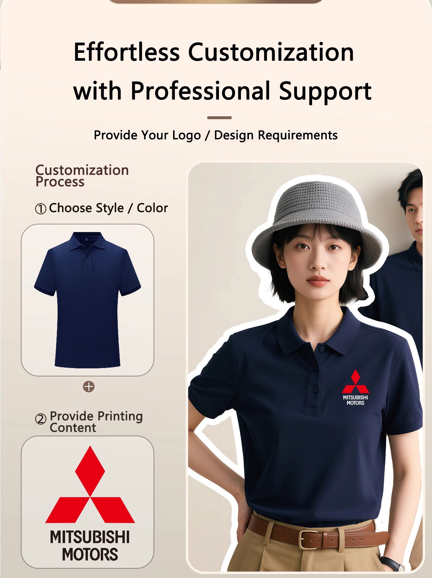 Custom T-Shirt – Logo & Graphic Printing | Ice Silk or Cotton | Multiple Colors & Neck Styles