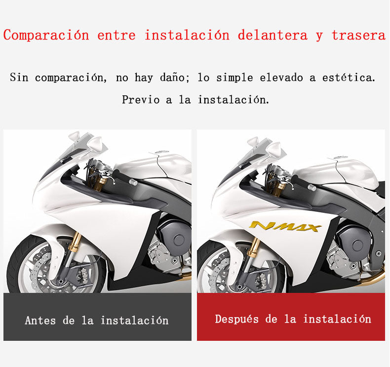 Adhesivos de motocicleta Yamaha modificados, adhesivos para automóviles YAMAHA NMAX 155, 150, 125
