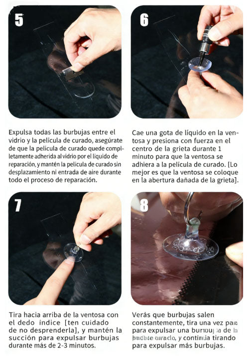 Reparación de vidrio líquido de reparación de vidrio modelo sin rastro modelo transfronterizo de venta en caliente de coche parabrisas Crack Scratch reparación de fábrica de artefactos venta directa