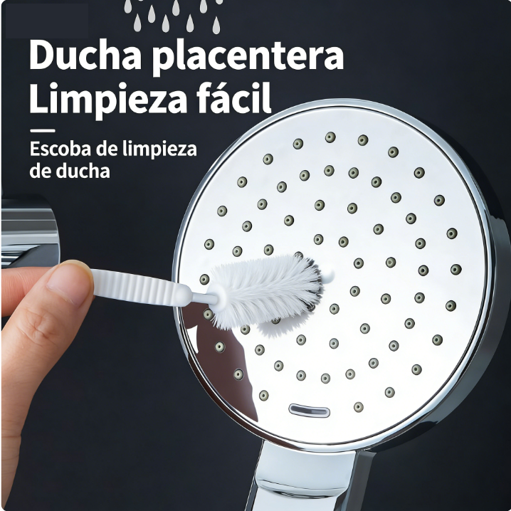 Shower head cleaning brush, pipe unclogging tool, gap-blocking prevention cleaning brush, household shower unclogging device