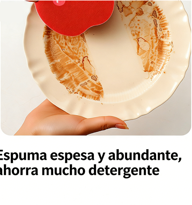 Dibujos animados de frutas de la serie 'Espon' para esponjas de cocina.