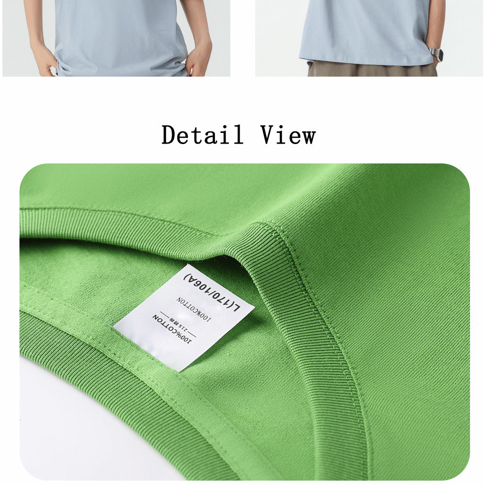 Custom T-Shirt – Logo & Graphic Printing | Ice Silk or Cotton | Multiple Colors & Neck Styles