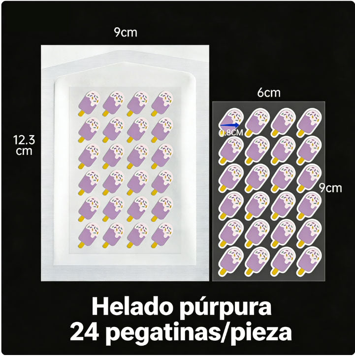 AliExpress In-Stock Cartoon Pimple Patches Cute Cat Paw Ice Cream pe Acne Covering Patch Portable Shaped Acne Clearing Patch Wholesale