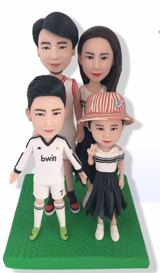 Custom Handmade Clay Figurine – Personalized Mini Sculpture from Photo