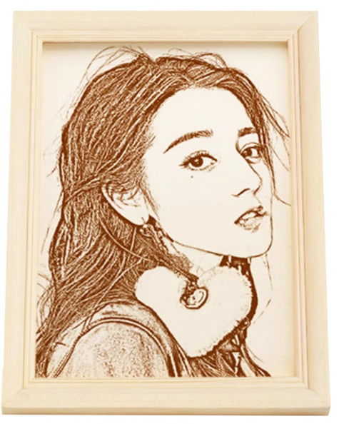 Photo to Wood Art – Hand-Carved Custom Portrait, Unique Personalized Gift
